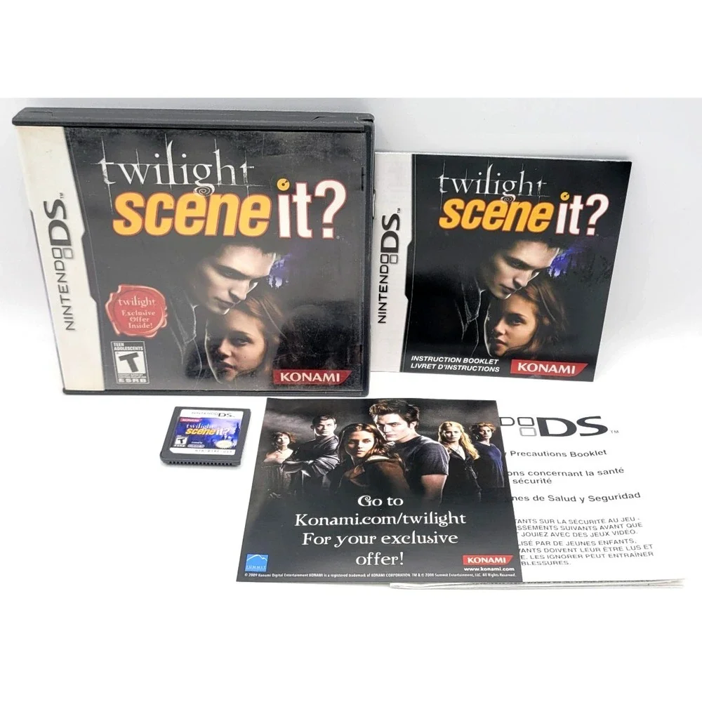 TWILIGHT SCENE IT? Nintendo DS Cartridge CIB COMPLETE‎ IN BOX